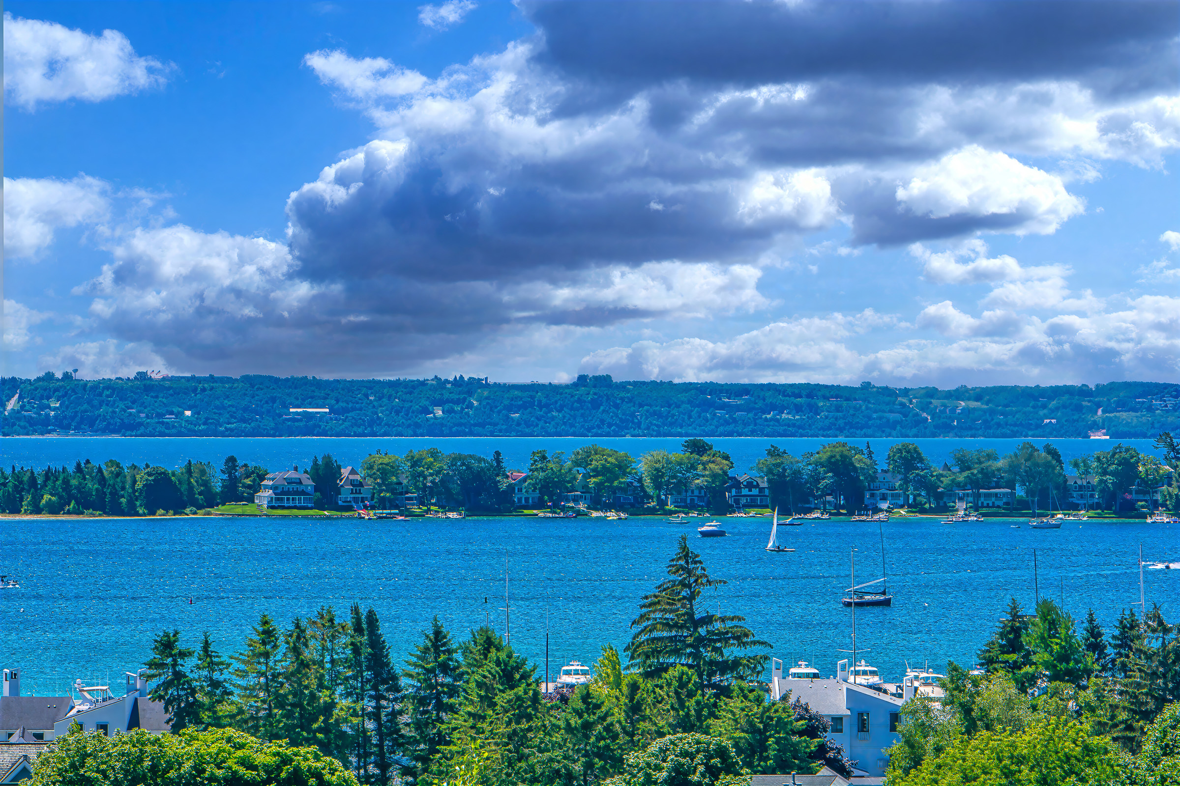 Harbor Point overlooking Harbor Springs Michigan